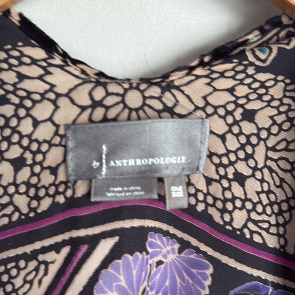 Anthropologie Shira Burnout Velvet Kimono - Picture 7 of 10